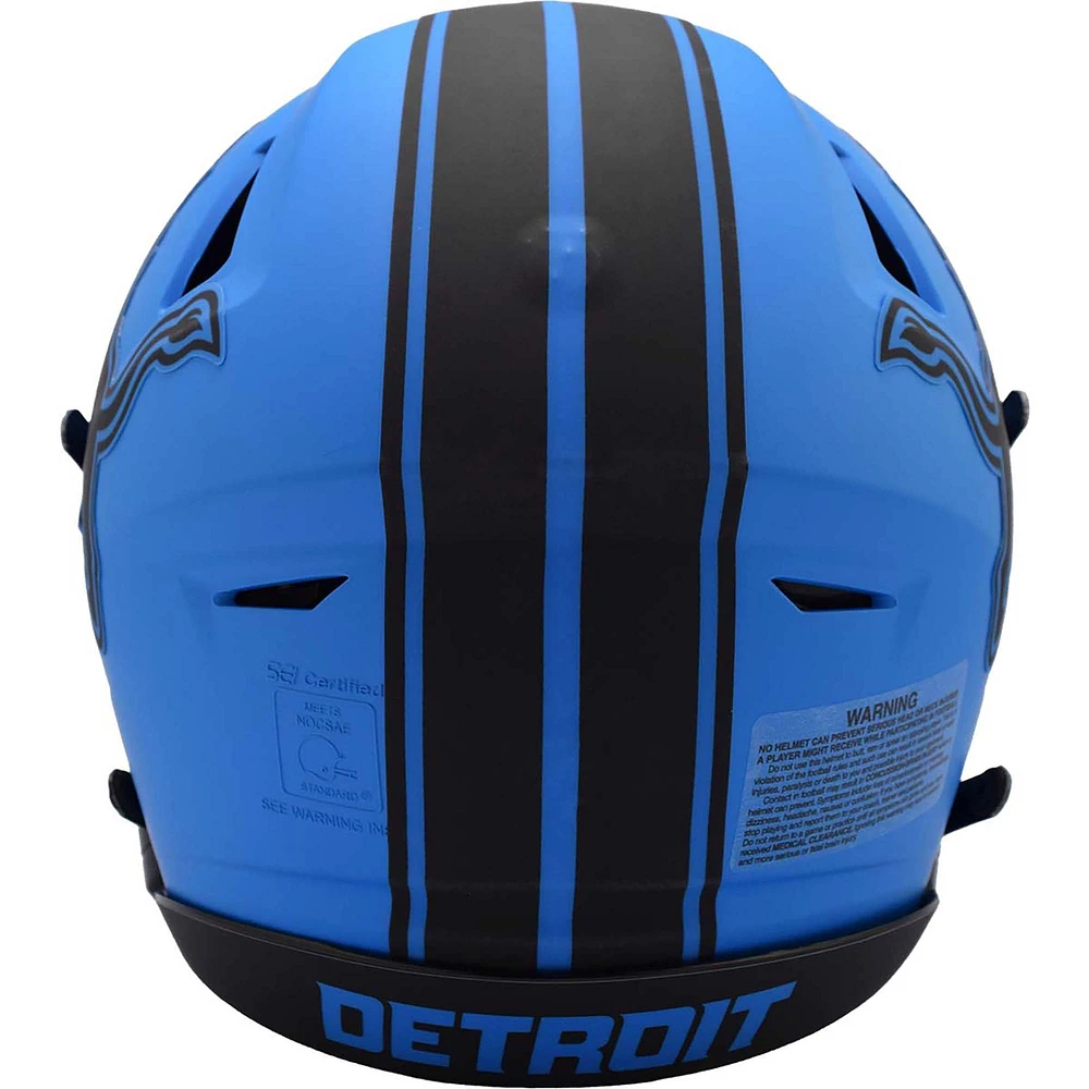  Detroit Lions Riddell Rave Speed Flex Authentic Helmet