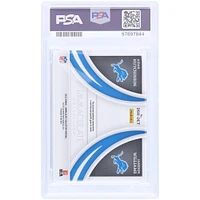 Carte recrue authentifiée PSA Aidan Hutchinson et Jameson Williams 2022 Panini Immaculate Collection Dual NFL Shield Relic #DSH-DET #1/1