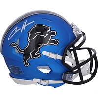 Aidan Hutchinson Detroit Lions Autographed Riddell 2024 Alternate Speed Mini Helmet