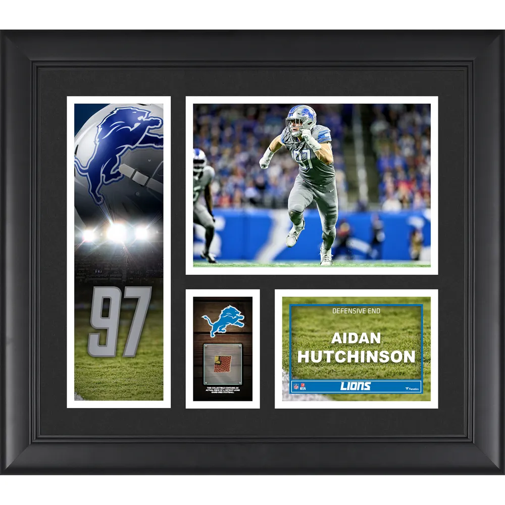 Lids Aidan Hutchinson Detroit Lions Fanatics Authentic Framed 15' x 17'  Player Collage with a Piece of Game-Used Ball