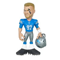 Figurine en vinyle GameChanger de 6 pouces de la série 5 des Lions de Detroit d'Aidan Hutchinson - Recherchez des variantes de couleurs unies rares