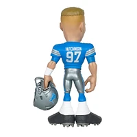 Figurine en vinyle GameChanger de 6 pouces de la série 5 des Lions de Detroit d'Aidan Hutchinson - Recherchez des variantes de couleurs unies rares