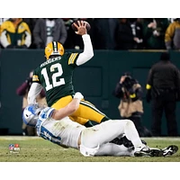 Sacks non signés d'Aaron Rodgers des Lions de Détroit d'Aidan Hutchinson