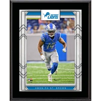 Amon-Ra St. Brown Detroit Lions 10.5" x 13" Sublimated Player Plaque