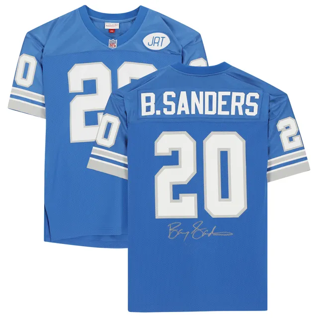 Men's Detroit Lions Barry Sanders Mitchell & Ness Blue Legacy