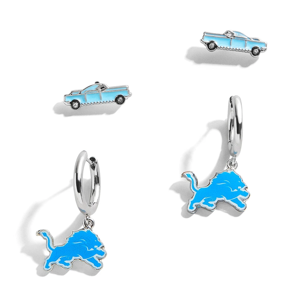 Lot de deux boucles d'oreilles BaubleBar Detroit Lions