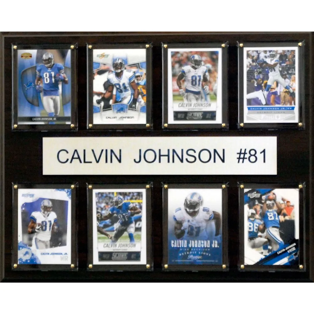 Calvin Johnson Detroit Lions Trading Cards Set