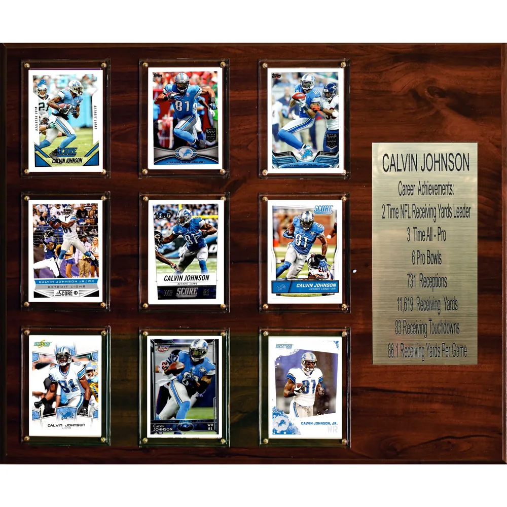 Calvin Johnson Detroit Lions Trading Cards Set