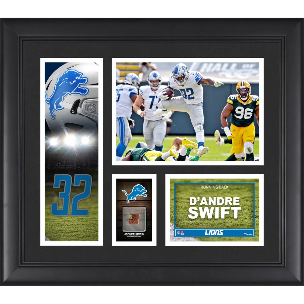 Lids D'Andre Swift Detroit Lions Fanatics Authentic Framed 15' x 17' Player  Collage with a Piece of Game-Used Football