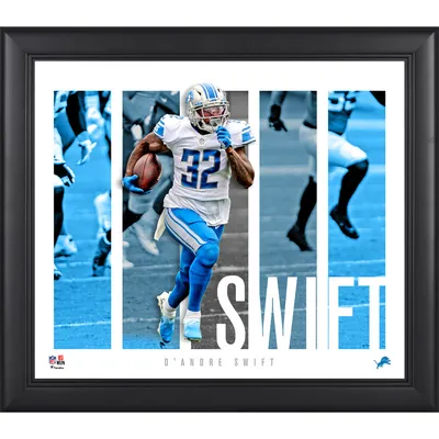 Lids D'Andre Swift Detroit Lions Fanatics Authentic Framed