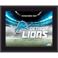 Detroit Lions 10.5" x 13" Horizontal Team Logo Sublimated Plaque
