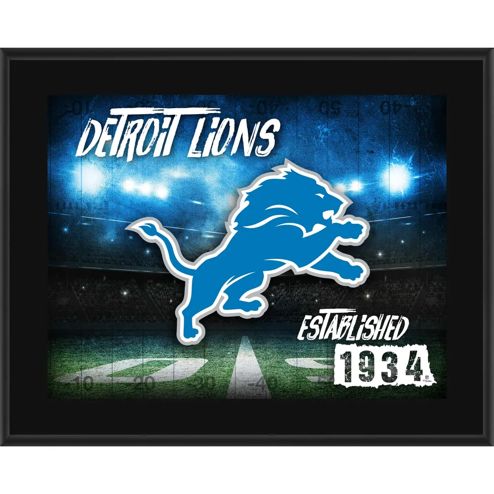 Women's Detroit Lions Fanatics Branded Blue Team Authentic