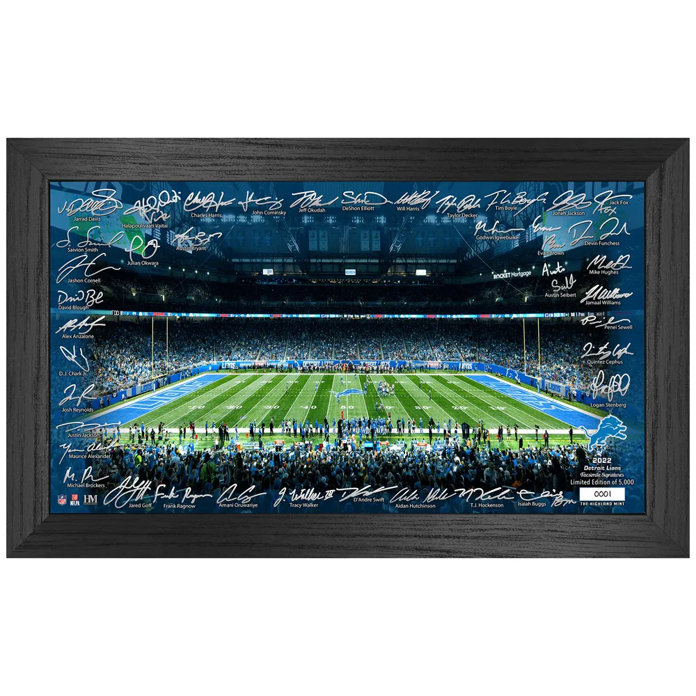 Lids D'Andre Swift Detroit Lions Fanatics Authentic Framed