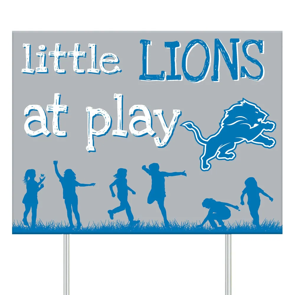 Lids Detroit Lions 24 x 18 Little Fans At Play Yard Sign