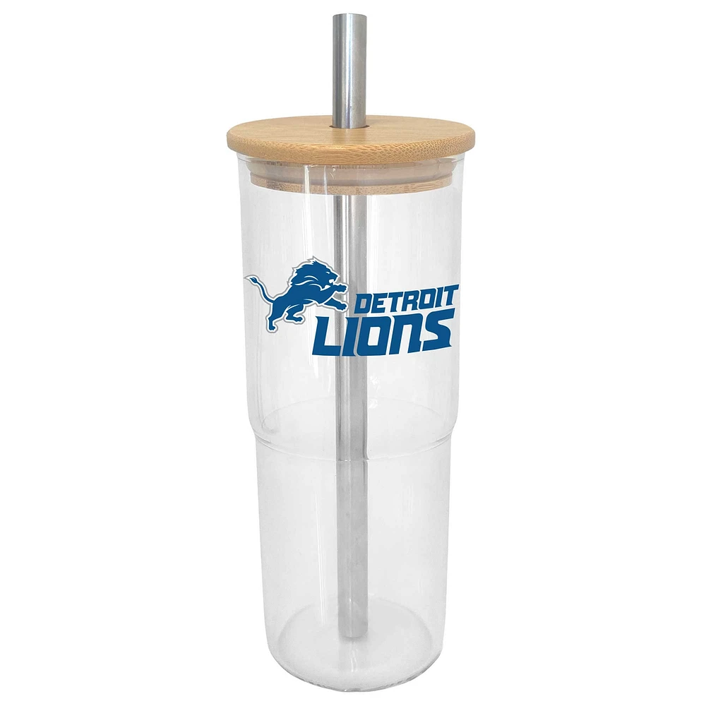 Detroit Lions 24oz. Glass Tumbler