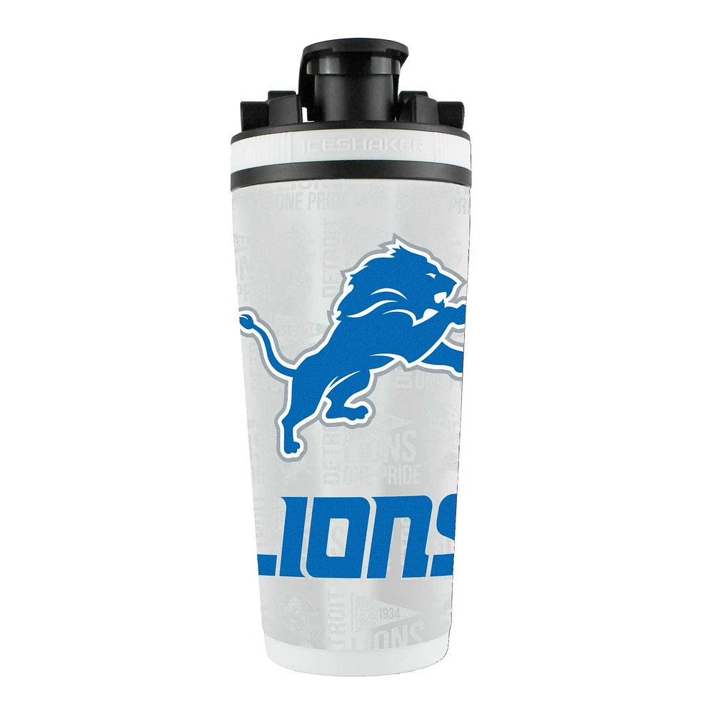 Detroit Lions 26oz. 4D Stainless Steel Shaker Bottle