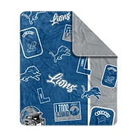 Detroit Lions 50” x 60” Dream Weave Throw Blanket