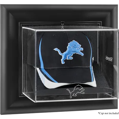 Detroit Lions Fanatics Authentic Black Framed Wall-Mountable Cap Logo Display Case
