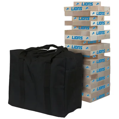 Detroit Lions Giant Wooden Tumble Tower Game