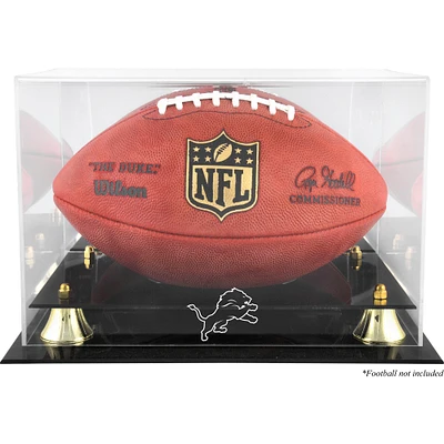 Detroit Lions Golden Classic Team Logo Football Display Case