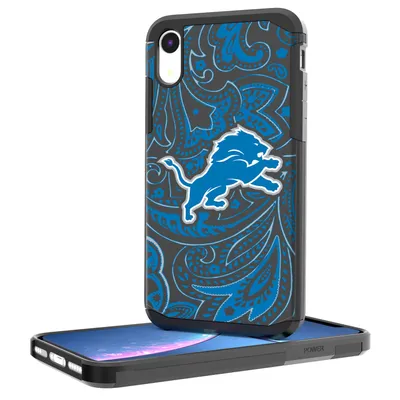 Detroit Lions iPhone Rugged Case with Text Design