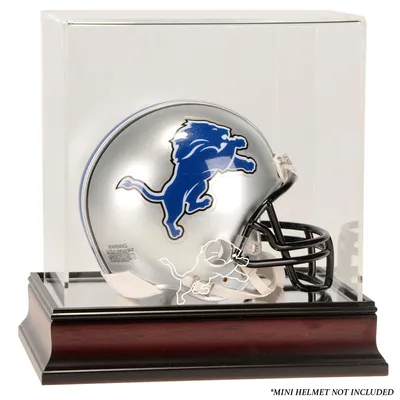 Detroit Lions Fanatics Authentic Mahogany Logo Mini Helmet Display Case