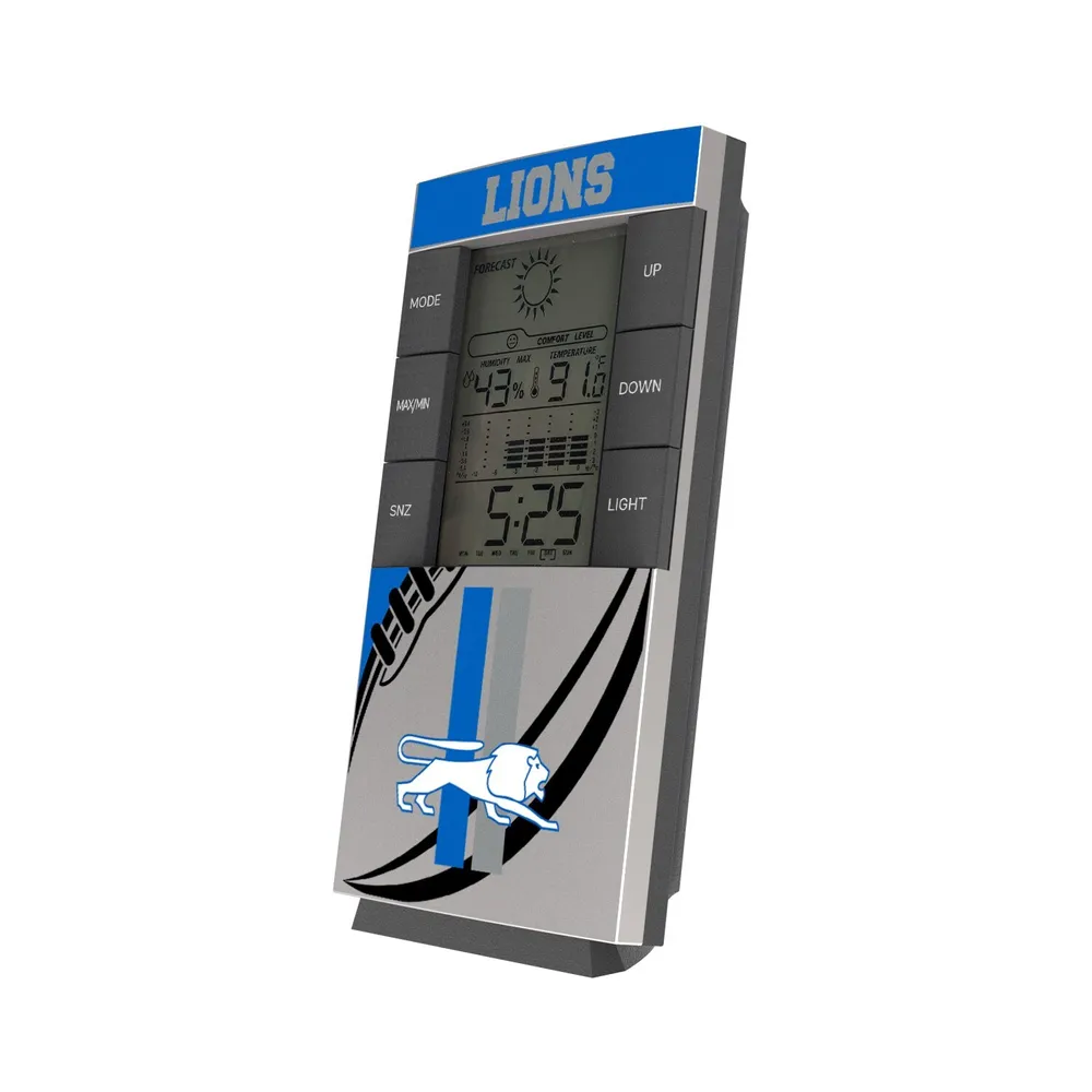 Lids Detroit Lions Passtime Design Digital Desk Clock