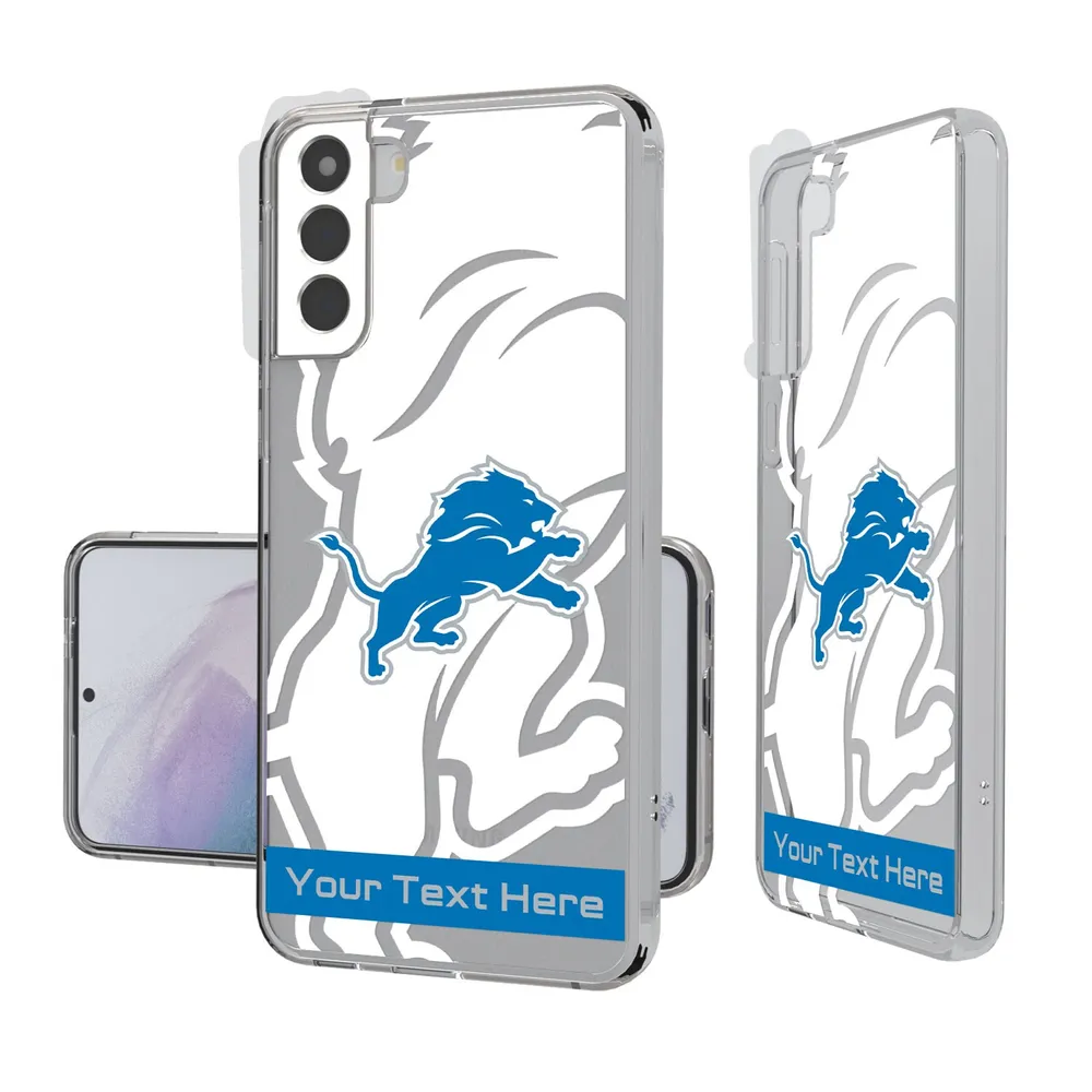 Lids Detroit Lions Personalized Tilt Design Galaxy Clear Case