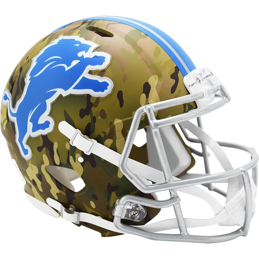 Detroit Lions Riddell LUNAR Alternate Revolution Speed Authentic Football  Helmet