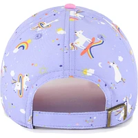 Girls Preschool '47 Lavender Detroit Lions Unicorn Clean Up Adjustable Hat
