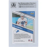 Jack Campbell Detroit Lions Autographed 2023 Panini Donruss Elite Aspirations Shimmer #143 #/625 Beckett Fanatics Witnessed Authenticated 10 Rookie Card 