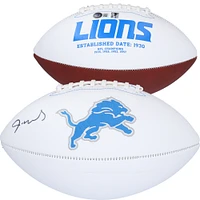 Jameson Williams Detroit Lions Autographed White Panel Football