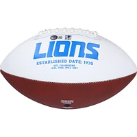 Jameson Williams Detroit Lions Autographed White Panel Football