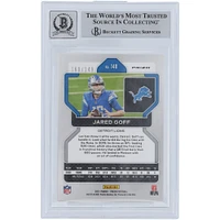 Jared Goff Detroit Lions Autographed 2021 Panini Prizm Orange #148 #/249 Beckett Fanatics Witnessed Authenticated 9/10 Card 