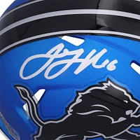 Jared Goff Detroit Lions Autographed 2024 Riddell Alternate Speed Mini Helmet