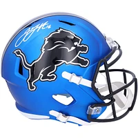 Jared Goff Detroit Lions Autographed 2024 Riddell Alternate Speed Replica Helmet