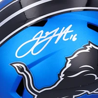 Jared Goff Detroit Lions Autographed 2024 Riddell Alternate Speed Replica Helmet