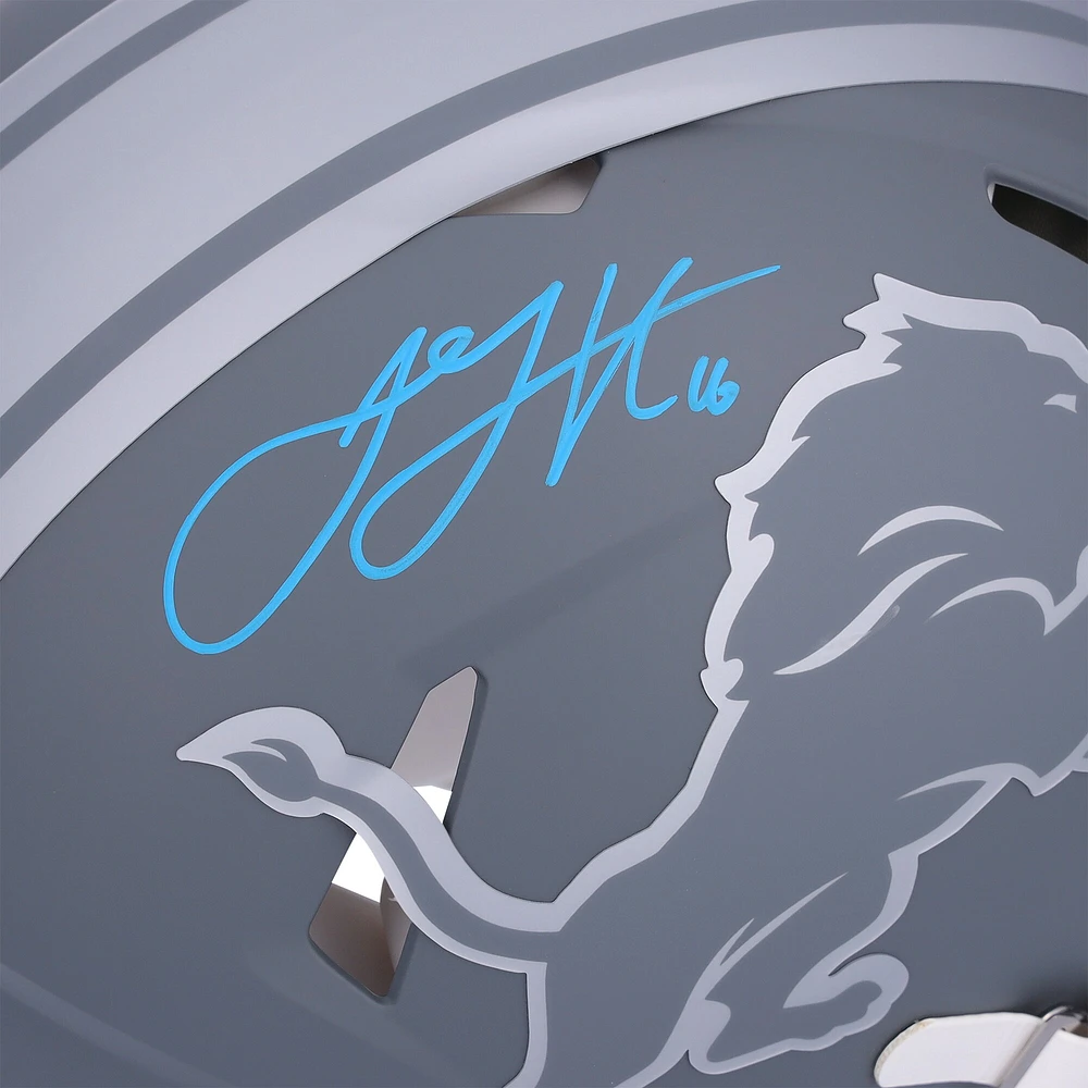 Jared Goff Detroit Lions Autographed Riddell Slate Speed Authentic Helmet