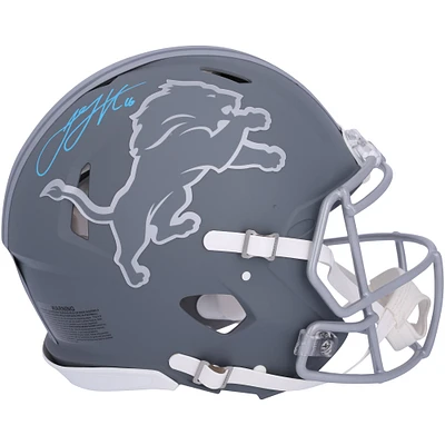 Jared Goff Detroit Lions Autographed Riddell Slate Speed Authentic Helmet