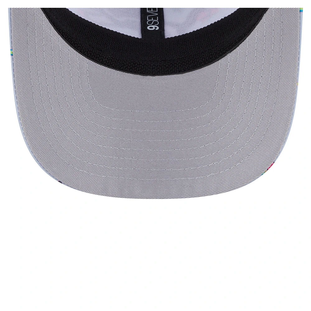 Casquette ajustable Detroit Lions Adventure Surfboard 9SEVENTY de New Era pour homme, gris