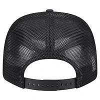 Men's New Era  Navy/Black Detroit Lions Adventure Drinks Pattern 9SEVENTY Stretch-Snap Hat