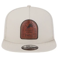 Men's New Era  Stone Detroit Lions Premier 9FIFTY Snapback Hat