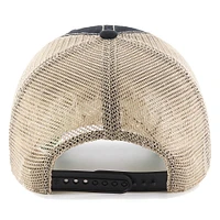 Men's '47  Black/Natural Detroit Lions Trawler Clean Up Trucker Adjustable Hat