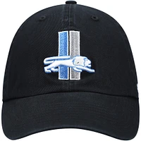 Men's '47 Black Detroit Lions Clean Up Legacy Adjustable Hat