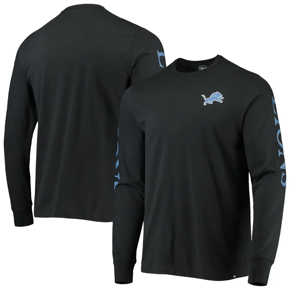 Lids Detroit Lions '47 Franklin Long Sleeve T-Shirt - Black