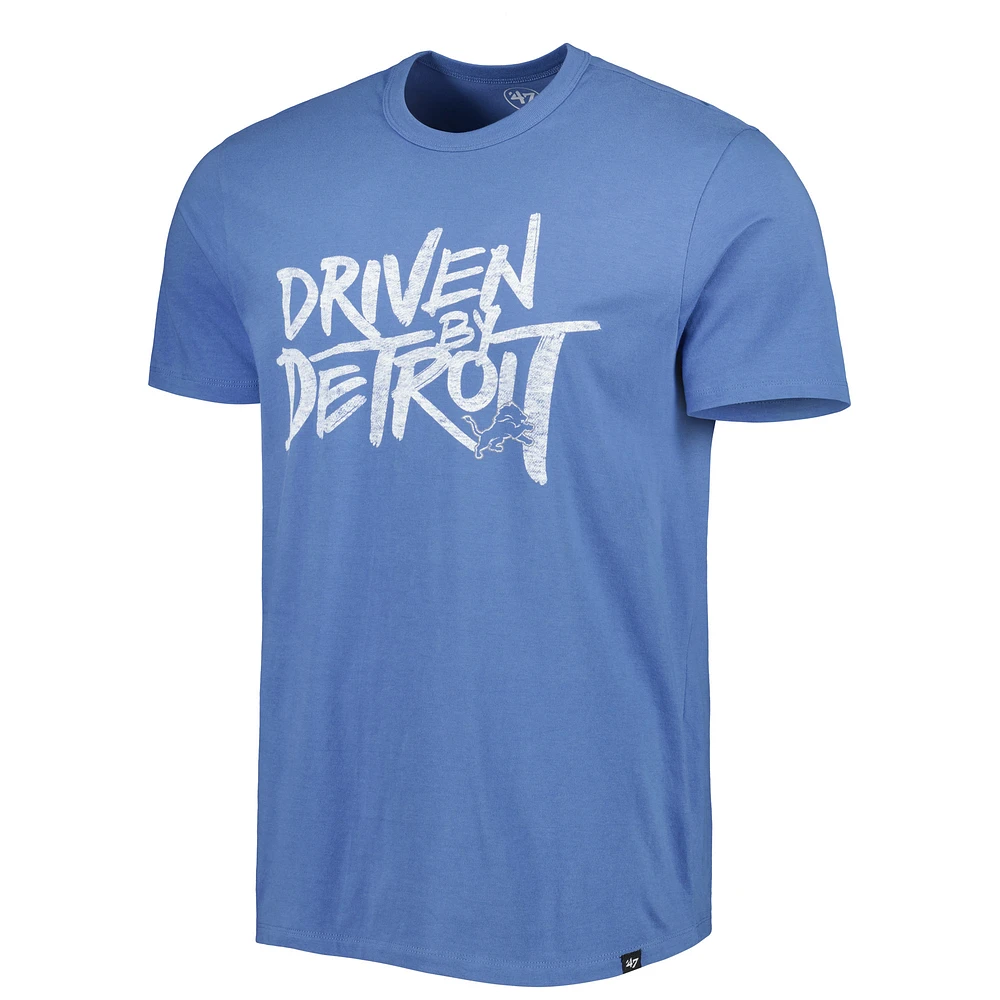 Men's '47 Blue Detroit Lions Driven by T-Shirt