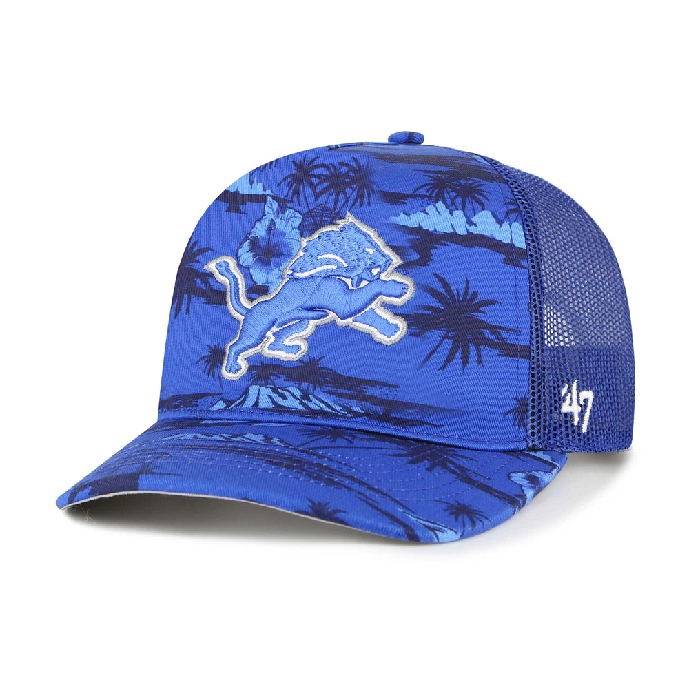 Casquette ajustable bleue « Fiji Trucker » des Lions de Détroit pour homme, modèle 1947