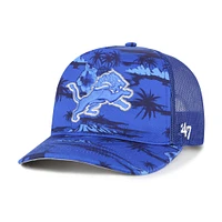 Casquette ajustable bleue « Fiji Trucker » des Lions de Détroit pour homme, modèle 1947