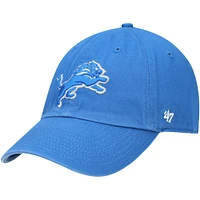 Casquette réglable '47 Blue Detroit Lions Primary Clean Up pour homme