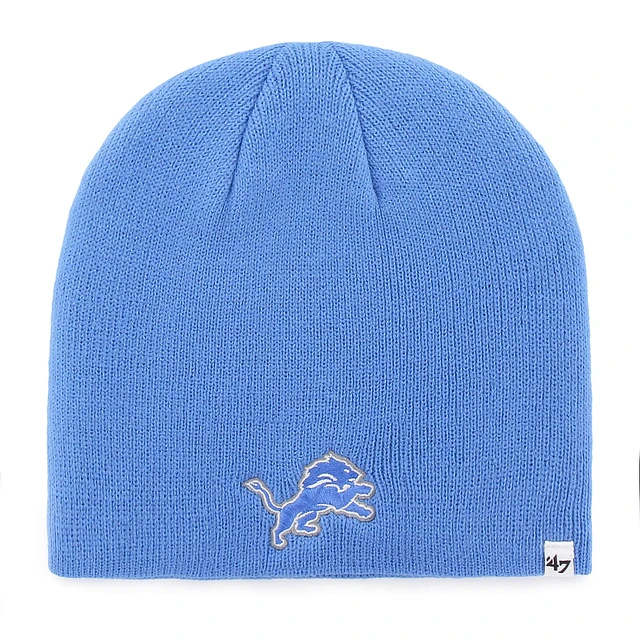 Men's '47 Blue Carolina Panthers Secondary Logo Knit Beanie - OSFA 